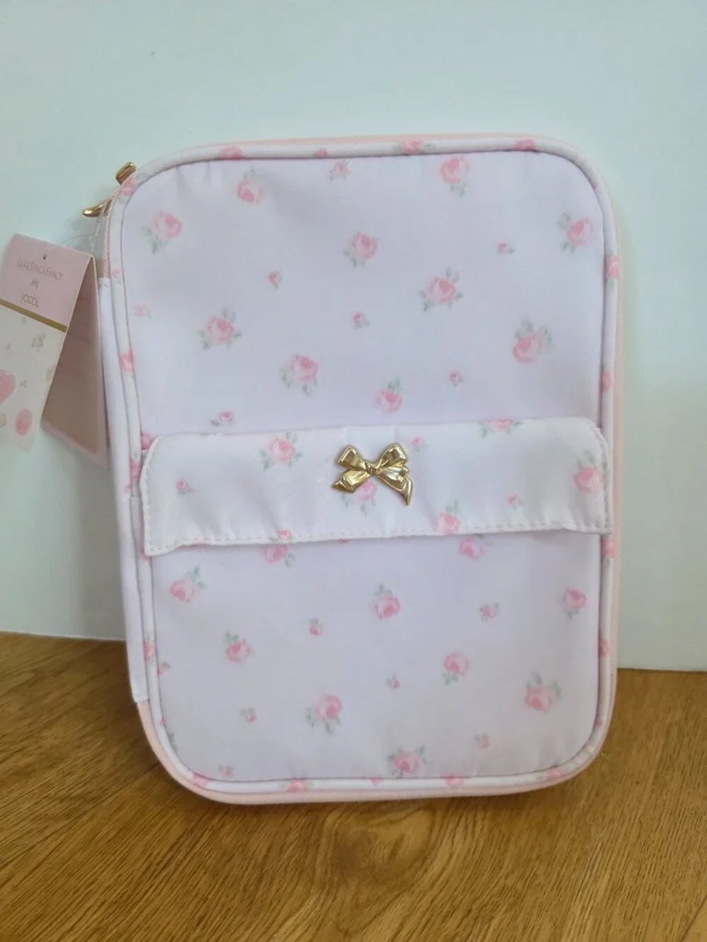 LoveShackFancy Target backpack lunch bag tech organizer pink Blooming Heirloom